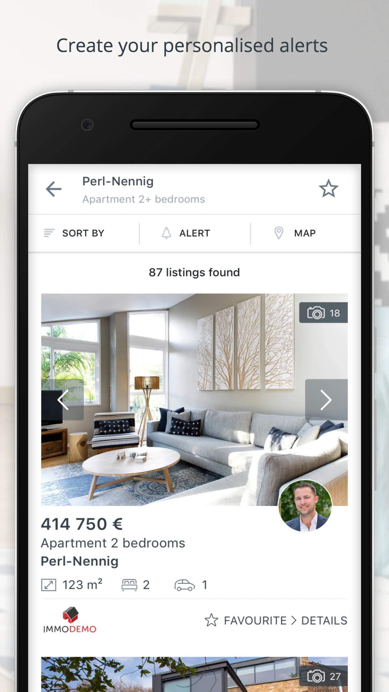 atHome.de Regional Real Estate screenshot