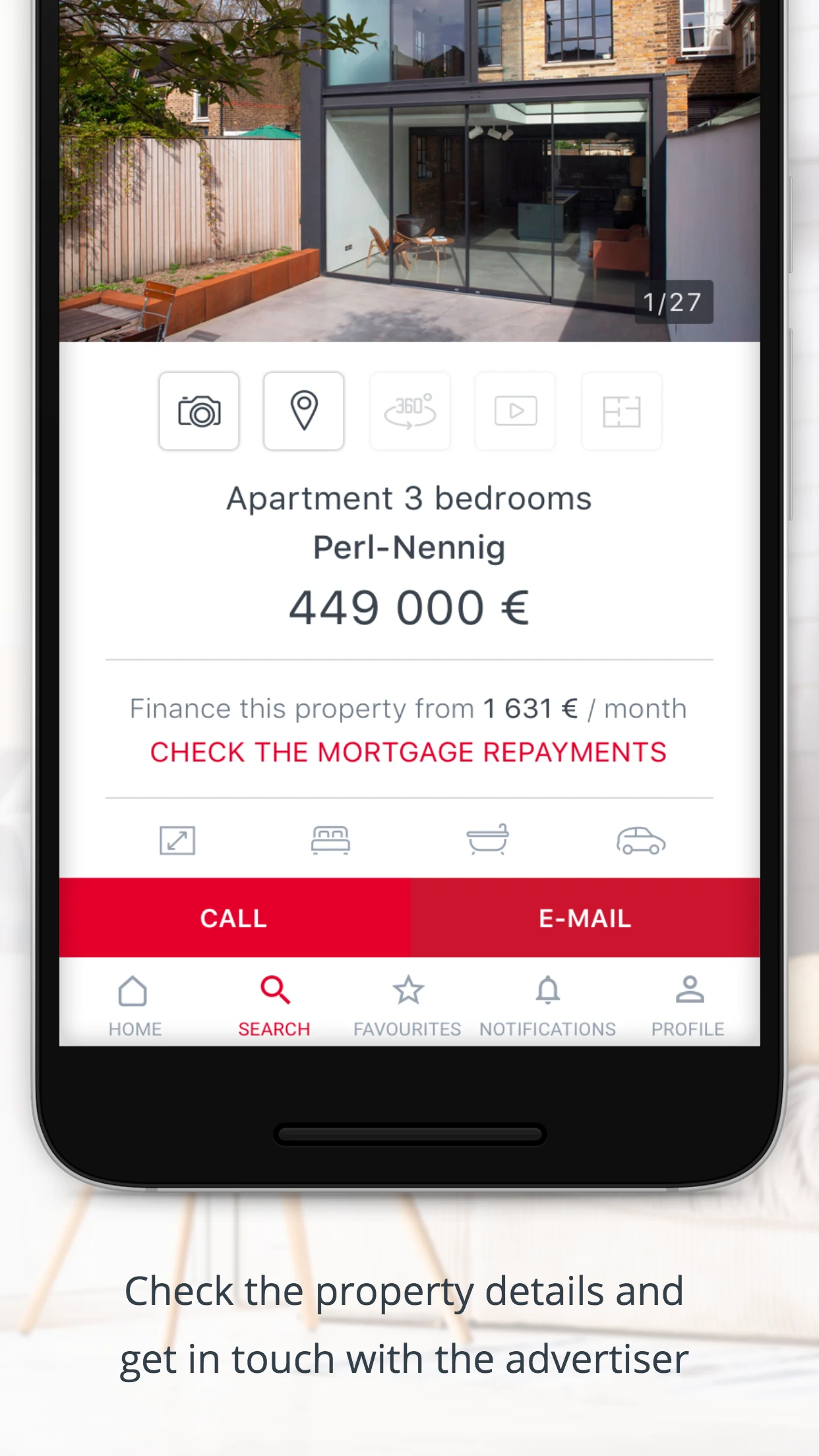 atHome.de Regional Real Estate screenshot
