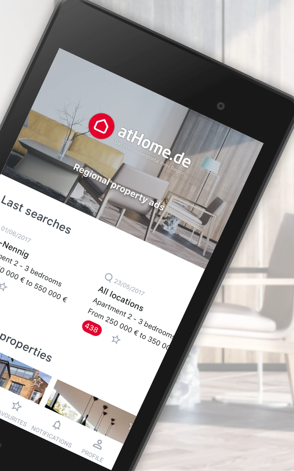 atHome.de Regional Real Estate screenshot